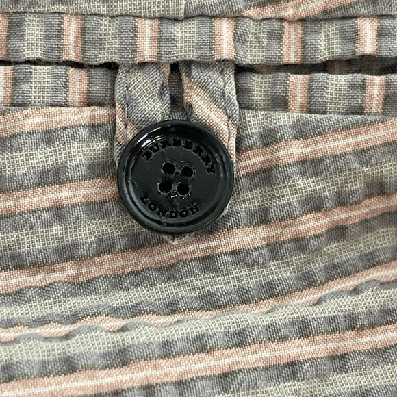 Burberry London seersucker Chinos with Tailored Fit and Straight Legs size 6 - Picture 5 of 12
